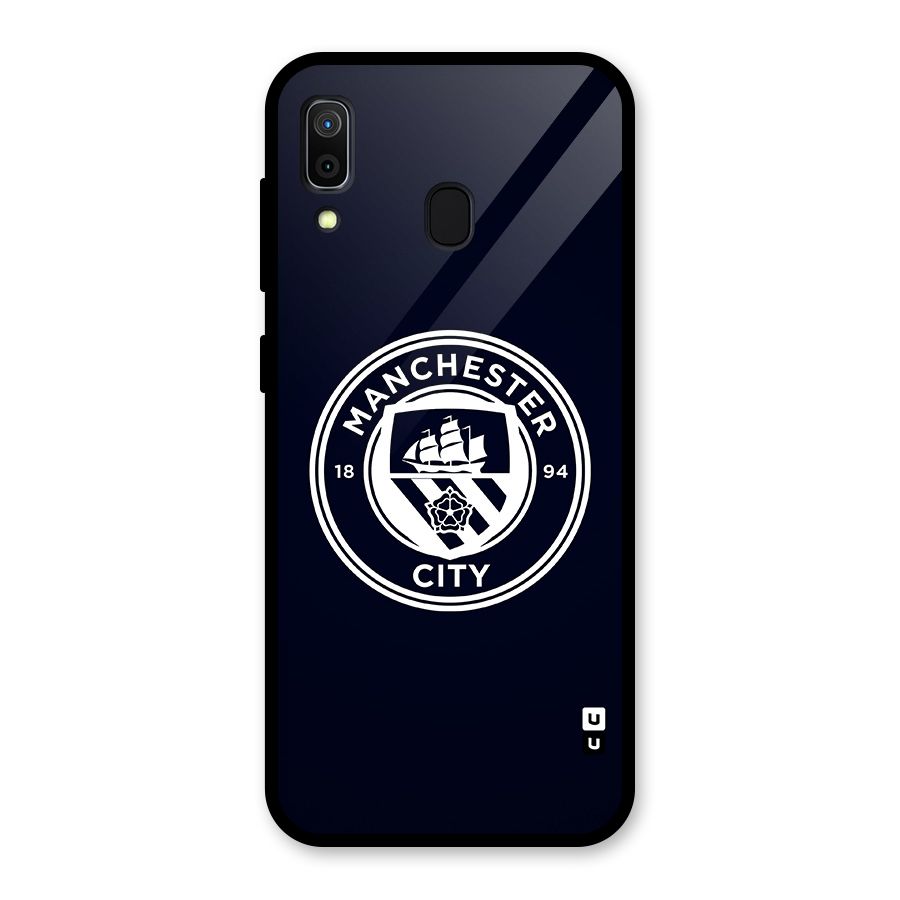 Manchester City FC Glass Back Case for Galaxy A30