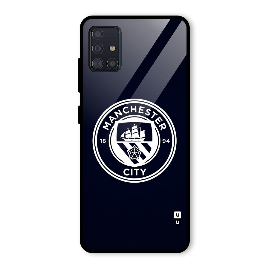Manchester City FC Glass Back Case for Galaxy A51