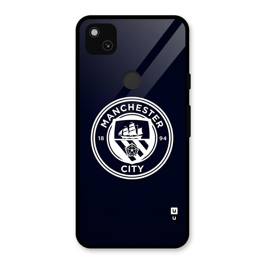 Manchester City FC Glass Back Case for Google Pixel 4a