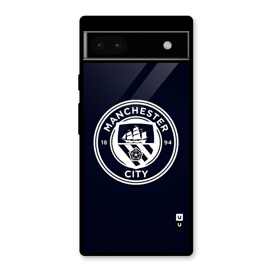 Manchester City FC Glass Back Case for Google Pixel 6a