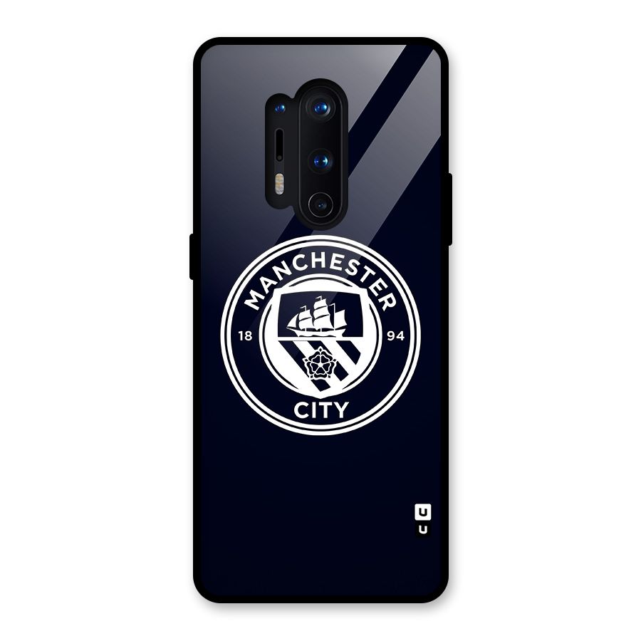 Manchester City FC Glass Back Case for OnePlus 8 Pro