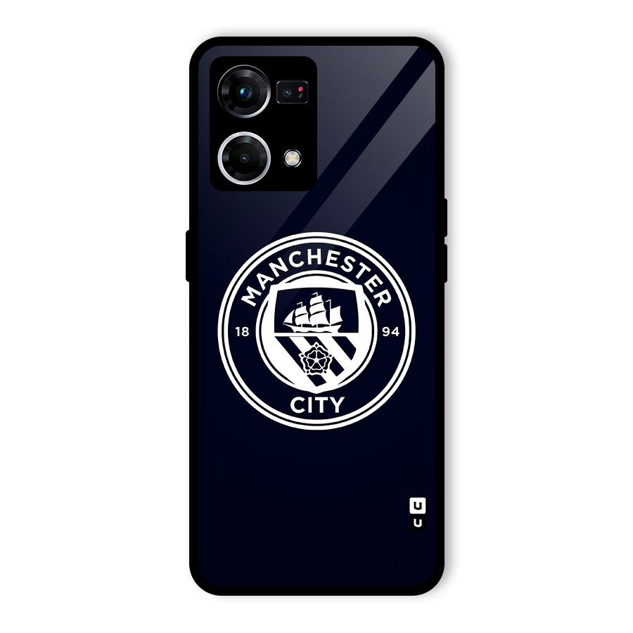 Manchester City FC Glass Back Case for Oppo F21 Pro 4G