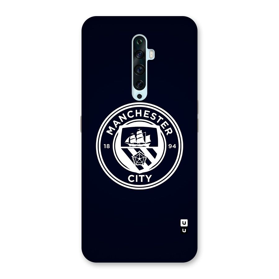 Manchester City FC Glass Back Case for Oppo Reno2 F