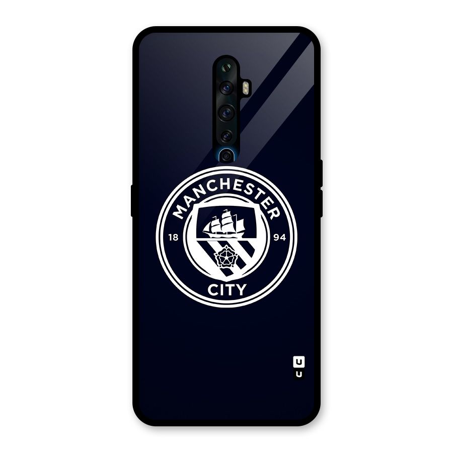 Manchester City FC Glass Back Case for Oppo Reno2 Z