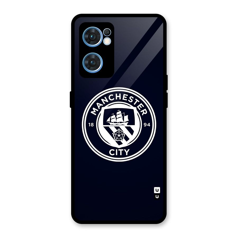 Manchester City FC Glass Back Case for Oppo Reno7 5G