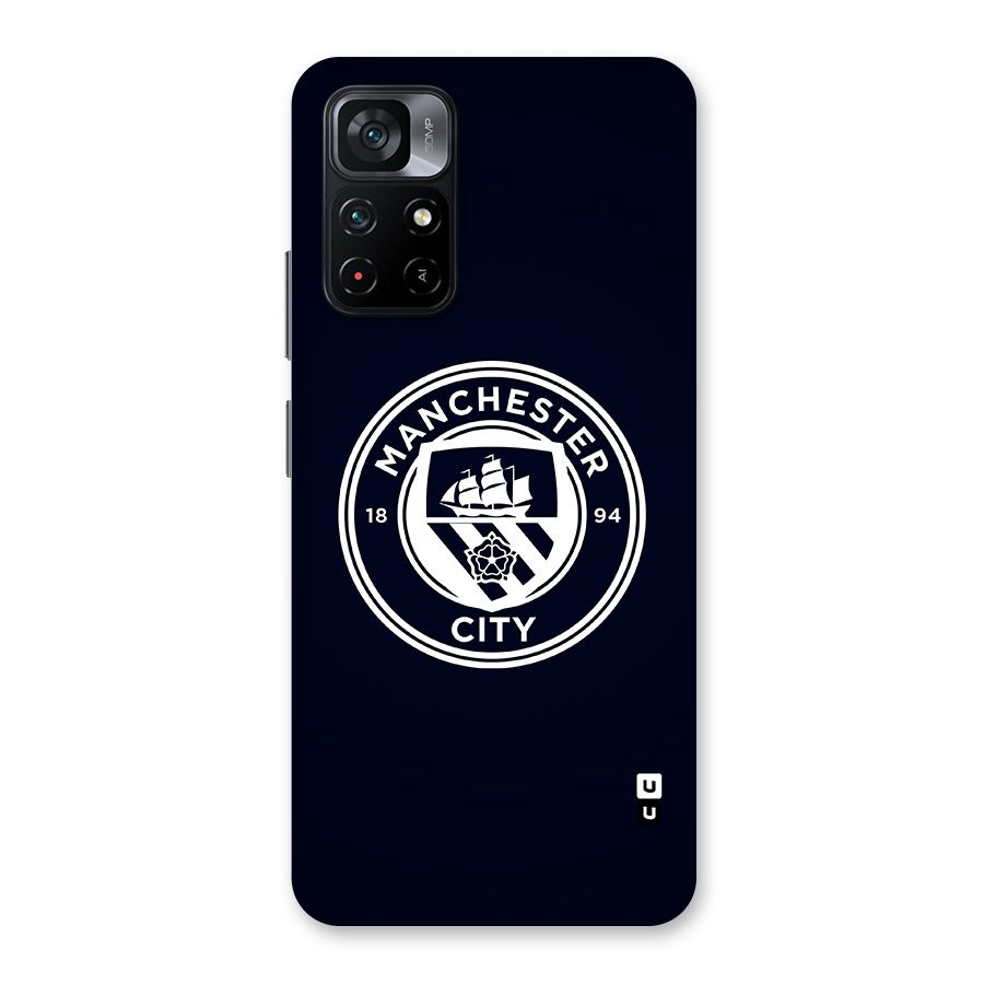Manchester City FC Glass Back Case for Poco M4 Pro 5G