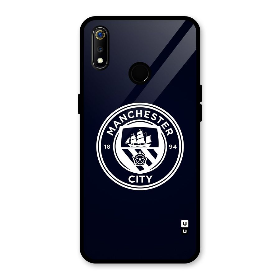 Manchester City FC Glass Back Case for Realme 3