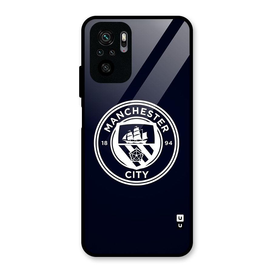 Manchester City FC Glass Back Case for Redmi Note 10S
