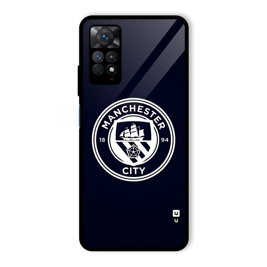 Manchester City FC Glass Back Case for Redmi Note 11 Pro