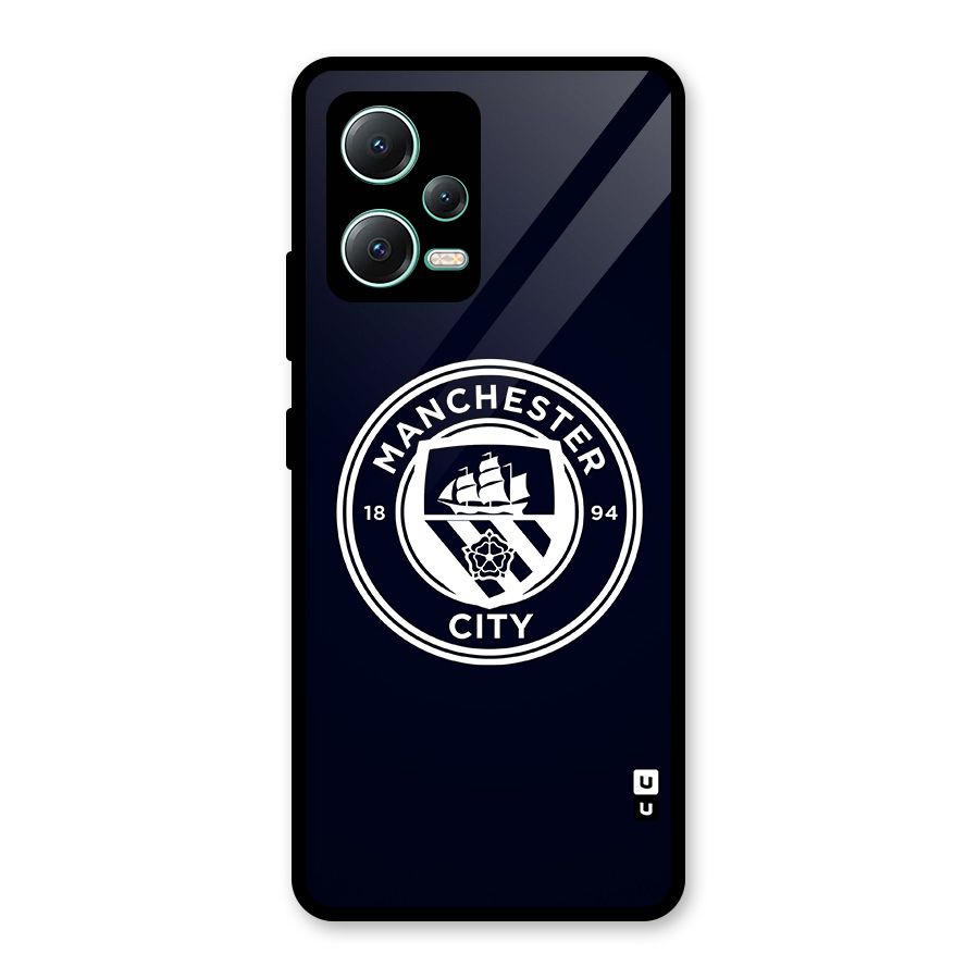 Manchester City FC Glass Back Case for Redmi Note 12 5G