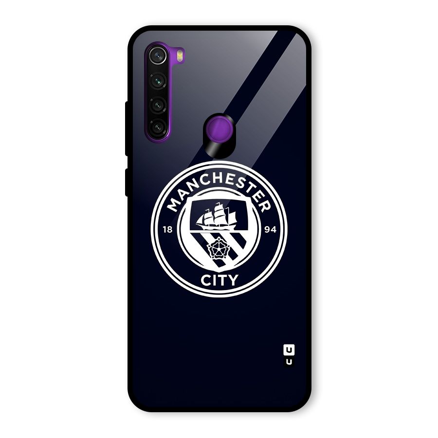 Manchester City FC Glass Back Case for Redmi Note 8