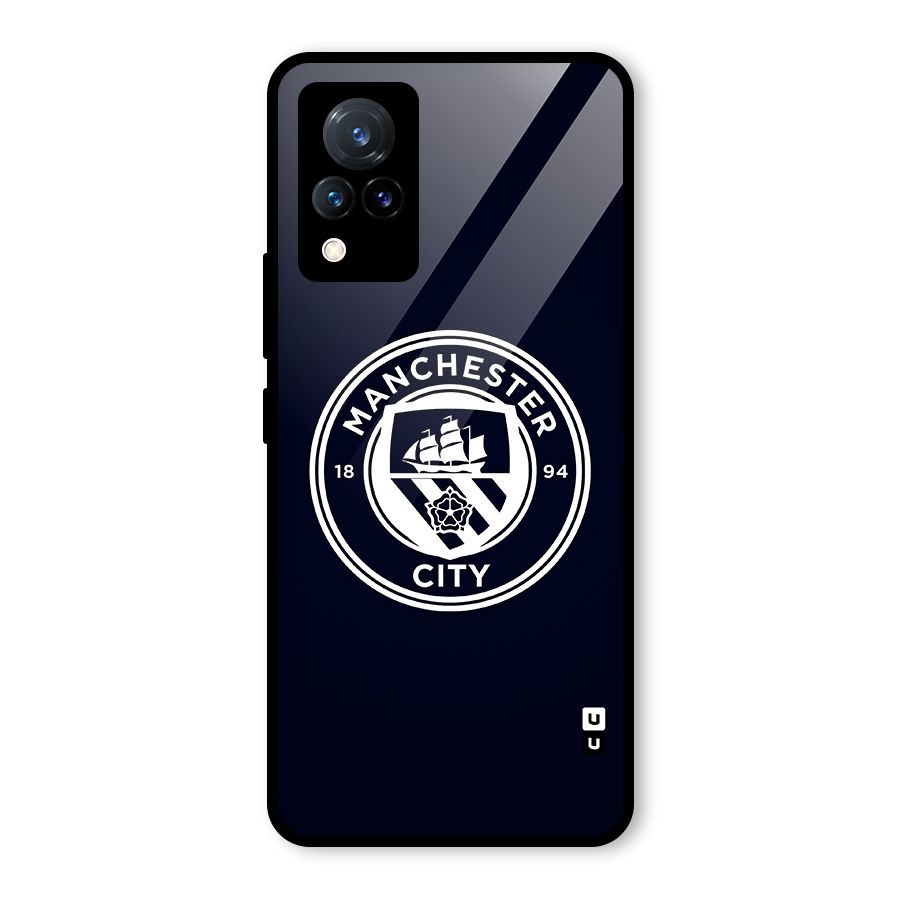 Manchester City FC Glass Back Case for Vivo V21 5G