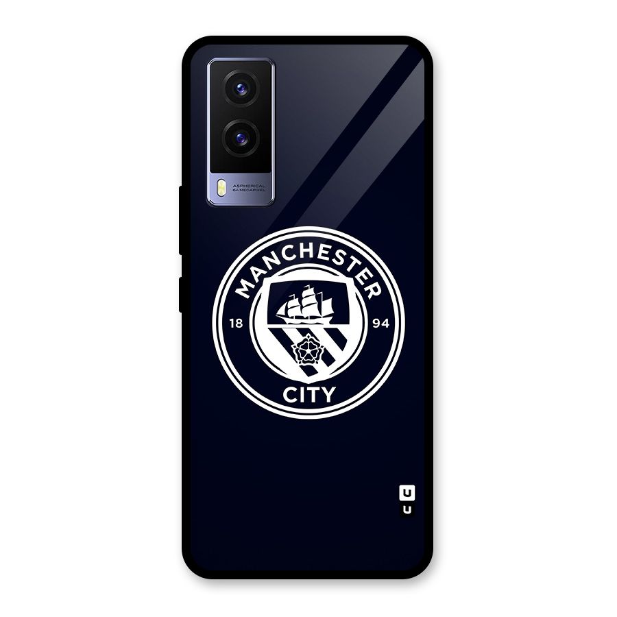 Manchester City FC Glass Back Case for Vivo V21e 5G