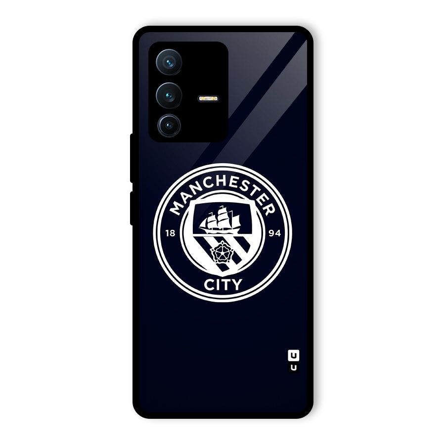 Manchester City FC Glass Back Case for Vivo V23 Pro