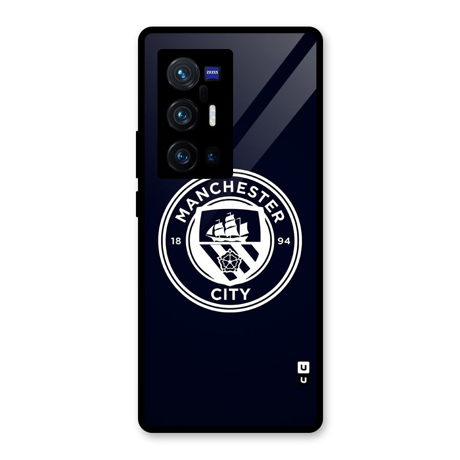 Manchester City FC Glass Back Case for Vivo X70 Pro Plus