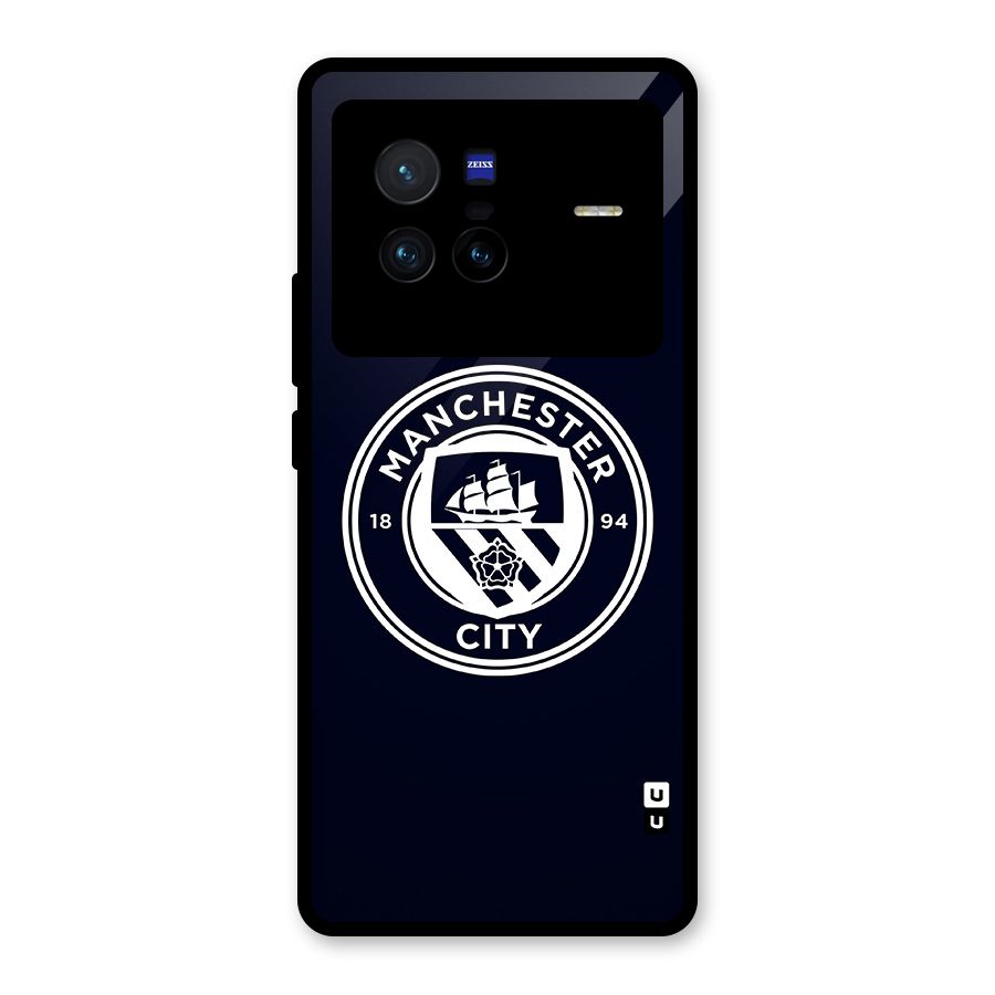 Manchester City FC Glass Back Case for Vivo X80