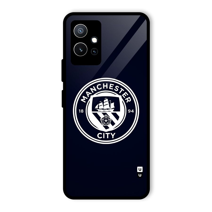 Manchester City FC Glass Back Case for Vivo Y75 5G