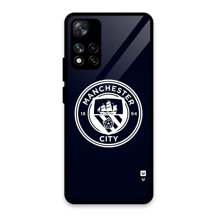 Manchester City FC Glass Back Case for Xiaomi 11i HyperCharge 5G