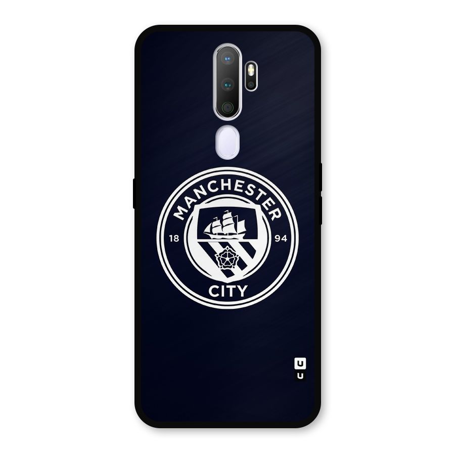 Manchester City FC Metal Back Case for Oppo A9 (2020)