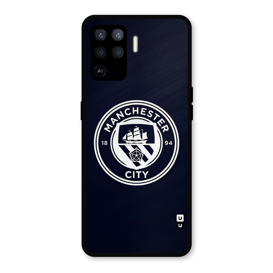 Manchester City FC Metal Back Case for Oppo F19 Pro