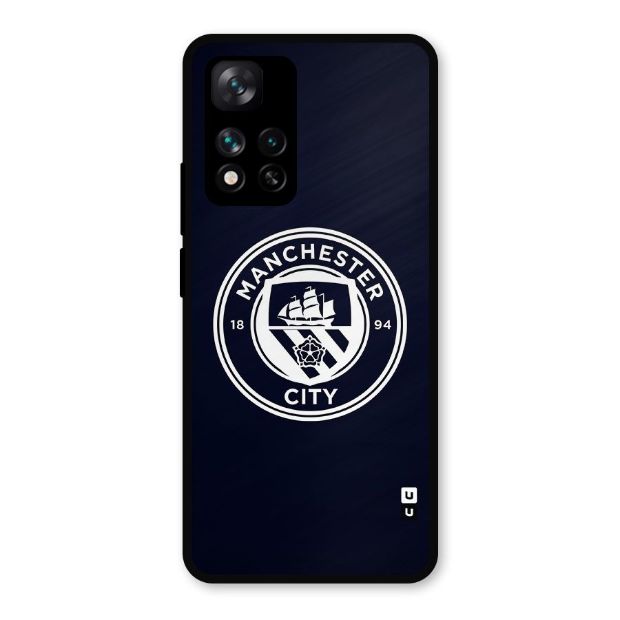 Manchester City FC Metal Back Case for Xiaomi 11i Hypercharge 5G