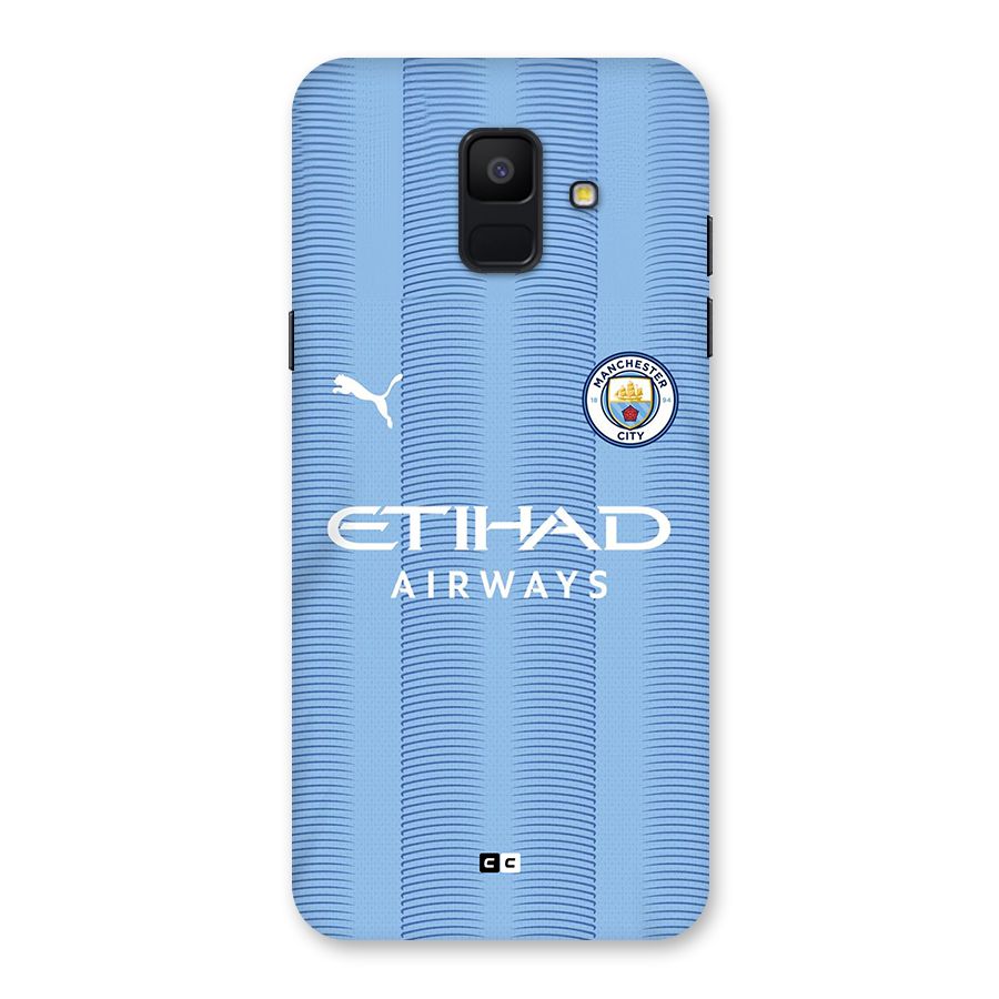 Manchester Etihad Jersey Back Case for Galaxy A6 (2018)