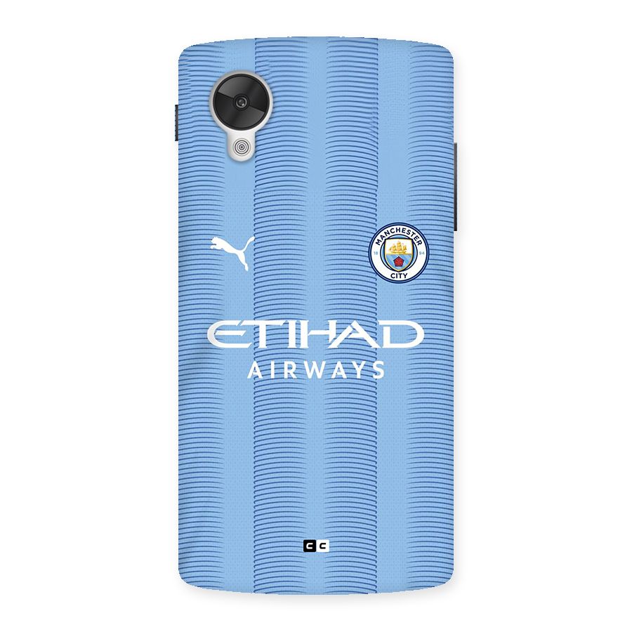 Manchester Etihad Jersey Back Case for Google Nexus 5