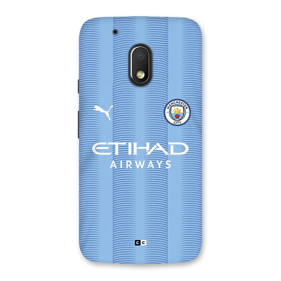Manchester Etihad Jersey Back Case for Moto G4 Play