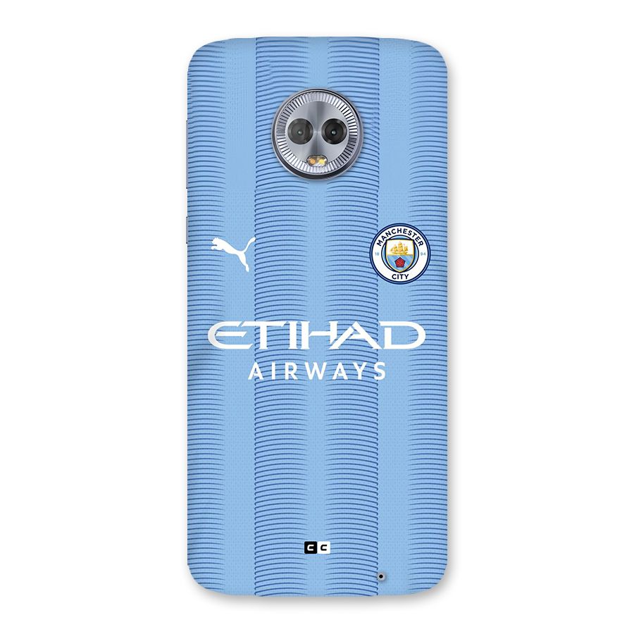 Manchester Etihad Jersey Back Case for Moto G6 Plus