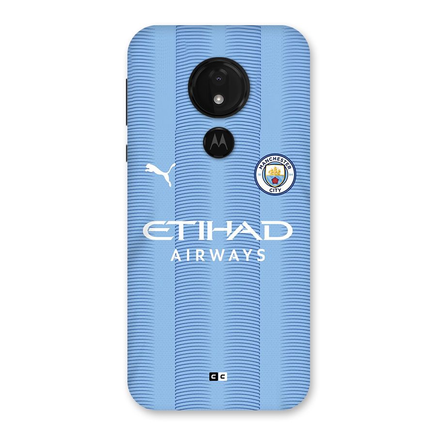 Manchester Etihad Jersey Back Case for Moto G7 Power