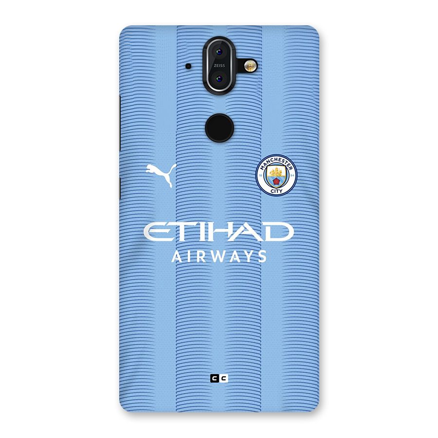 Manchester Etihad Jersey Back Case for Nokia 8 Sirocco