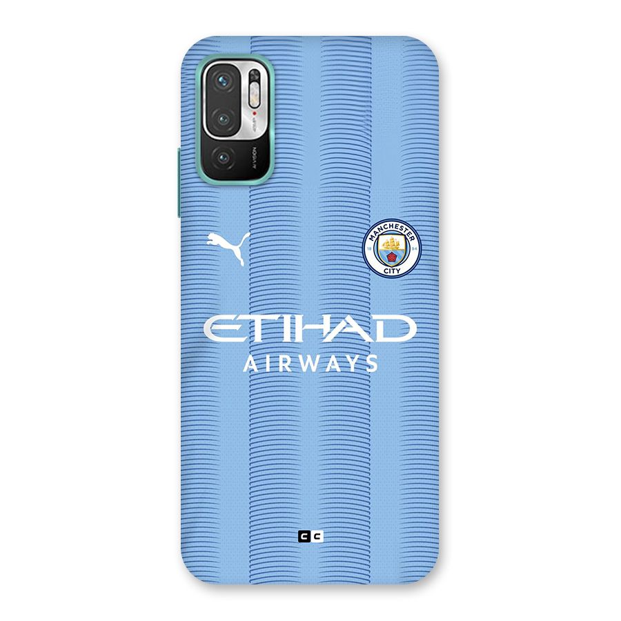 Manchester Etihad Jersey Back Case for Redmi Note 10T 5G