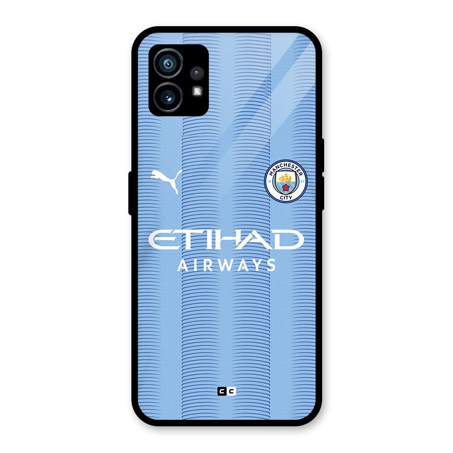 Manchester Etihad Jersey Glass Back Case for Nothing Phone 1
