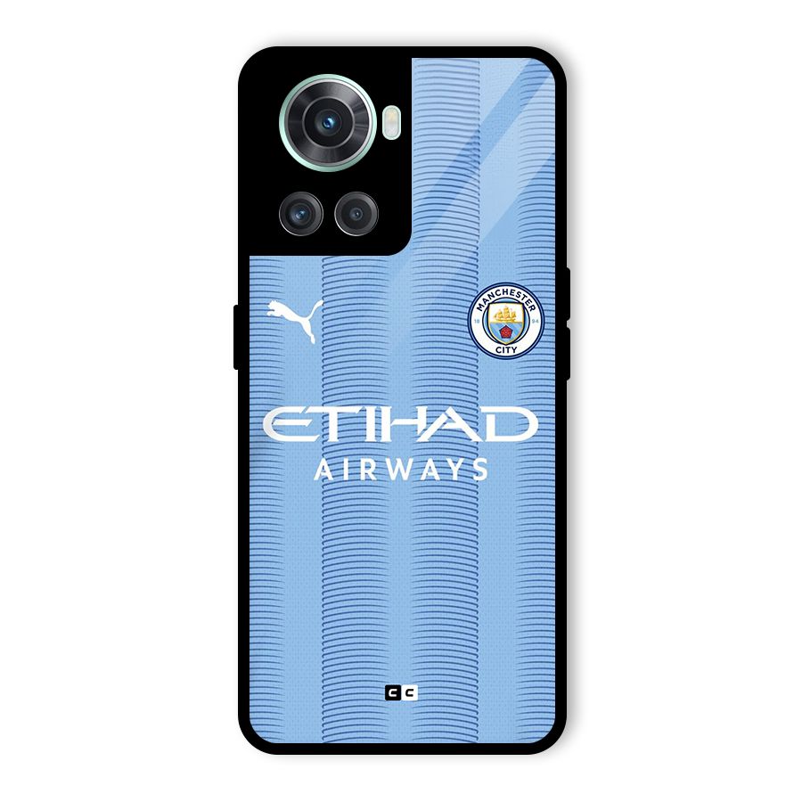 Manchester Etihad Jersey Glass Back Case for OnePlus 10R
