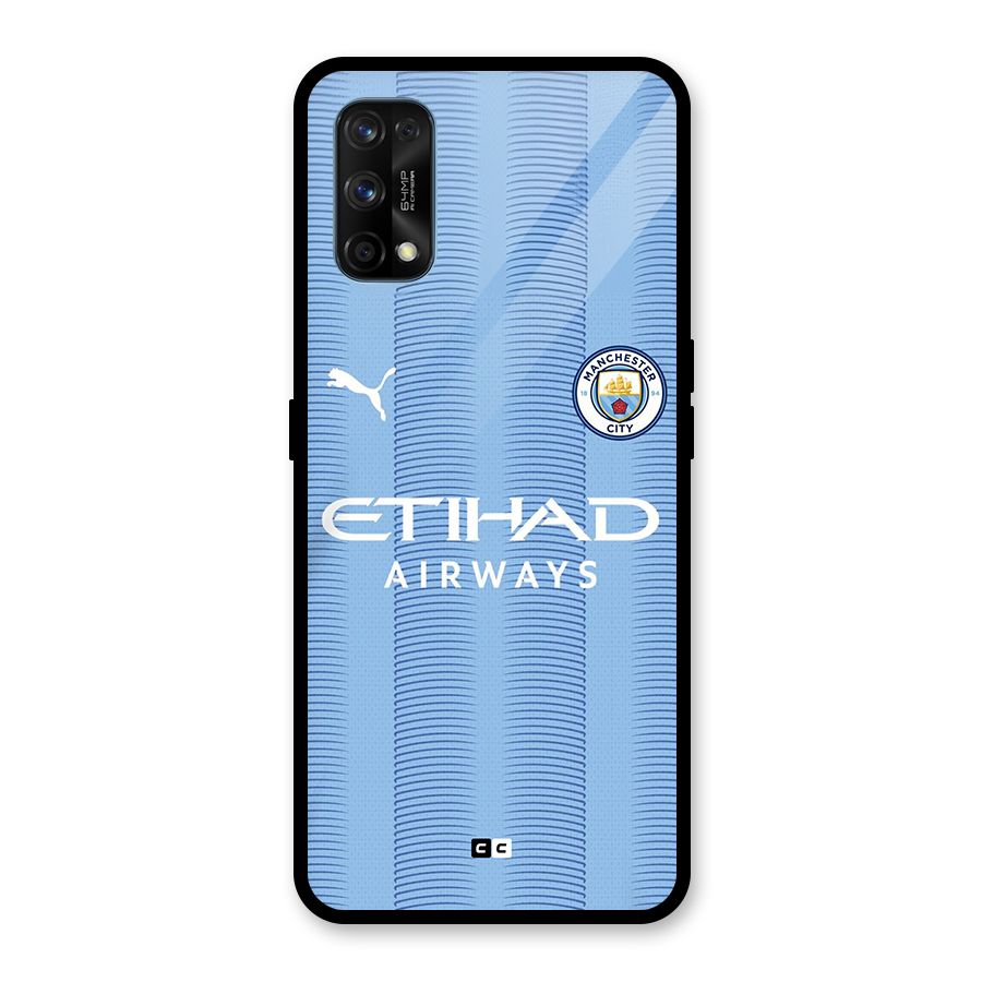 Manchester Etihad Jersey Glass Back Case for Realme 7 Pro
