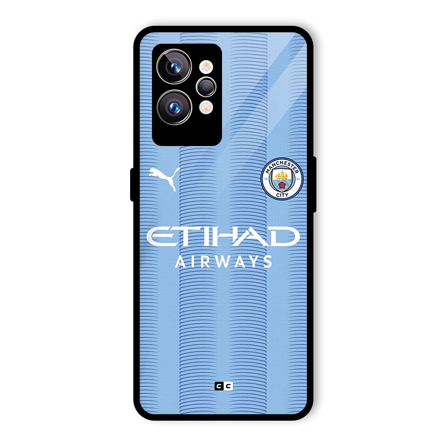 Manchester Etihad Jersey Glass Back Case for Realme GT2 Pro