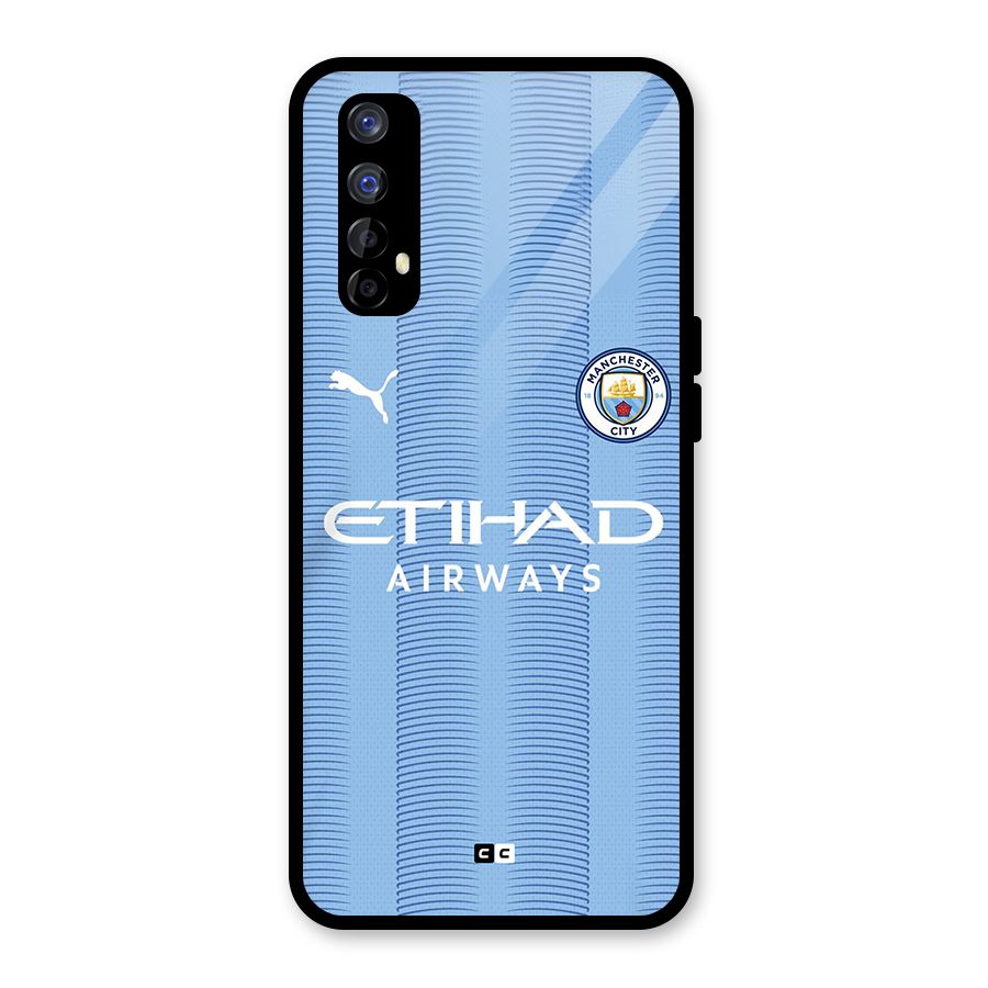 Manchester Etihad Jersey Glass Back Case for Realme Narzo 20 Pro