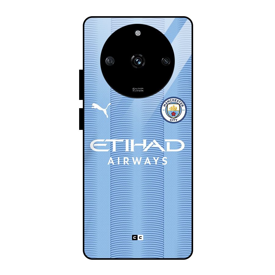 Manchester Etihad Jersey Glass Back Case for Realme Narzo 60 5G