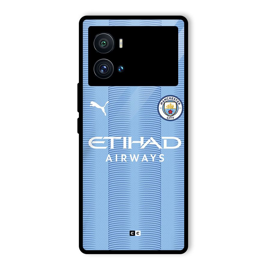 Manchester Etihad Jersey Glass Back Case for Vivo iQOO 9 Pro