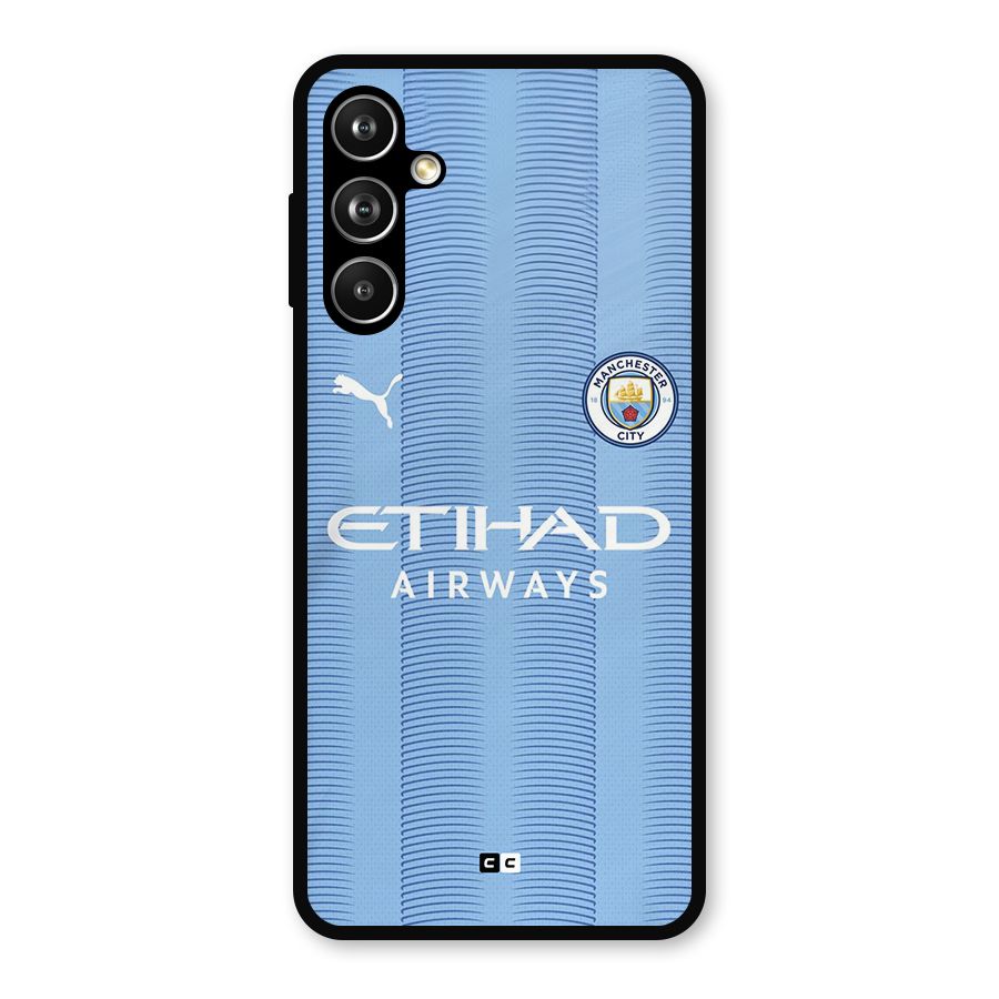 Manchester Etihad Jersey Metal Back Case for Galaxy F54