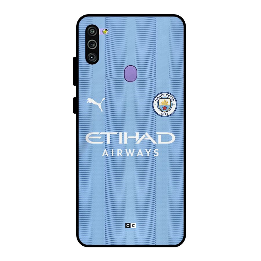 Manchester Etihad Jersey Metal Back Case for Galaxy M11