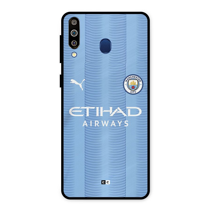 Manchester Etihad Jersey Metal Back Case for Galaxy M30