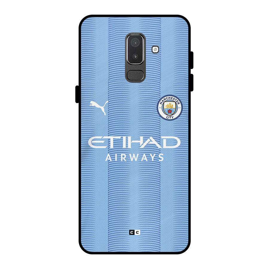 Manchester Etihad Jersey Metal Back Case for Galaxy On8 (2018)