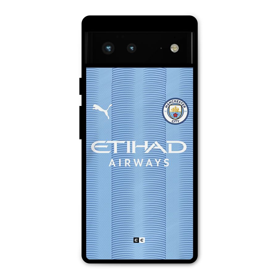 Manchester Etihad Jersey Metal Back Case for Google Pixel 6