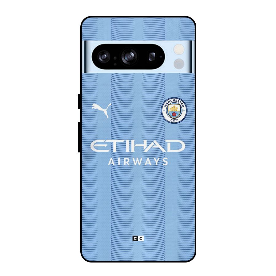 Manchester Etihad Jersey Metal Back Case for Google Pixel 8 Pro