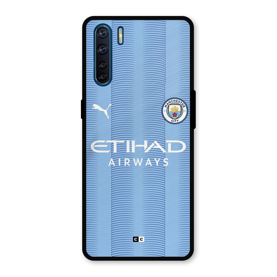Manchester Etihad Jersey Metal Back Case for Oppo F15