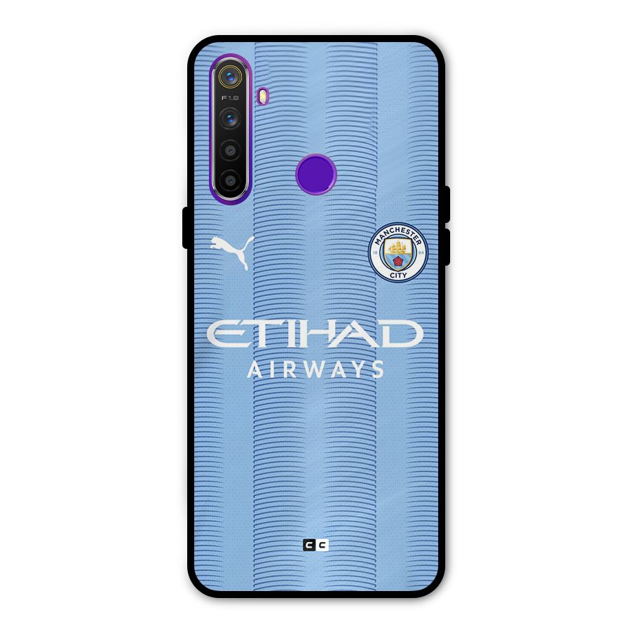 Manchester Etihad Jersey Metal Back Case for Realme 5i