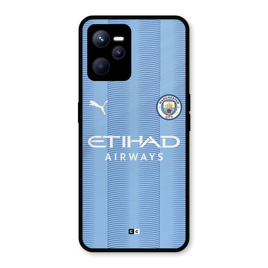 Manchester Etihad Jersey Metal Back Case for Realme C35
