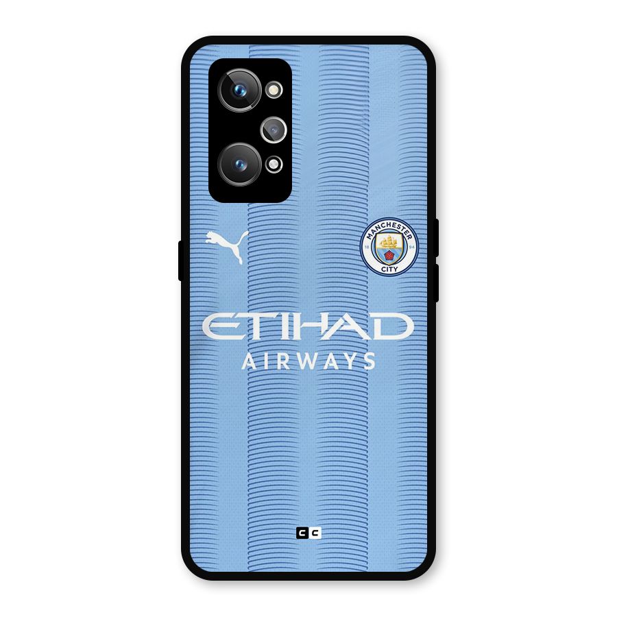 Manchester Etihad Jersey Metal Back Case for Realme GT Neo 3T
