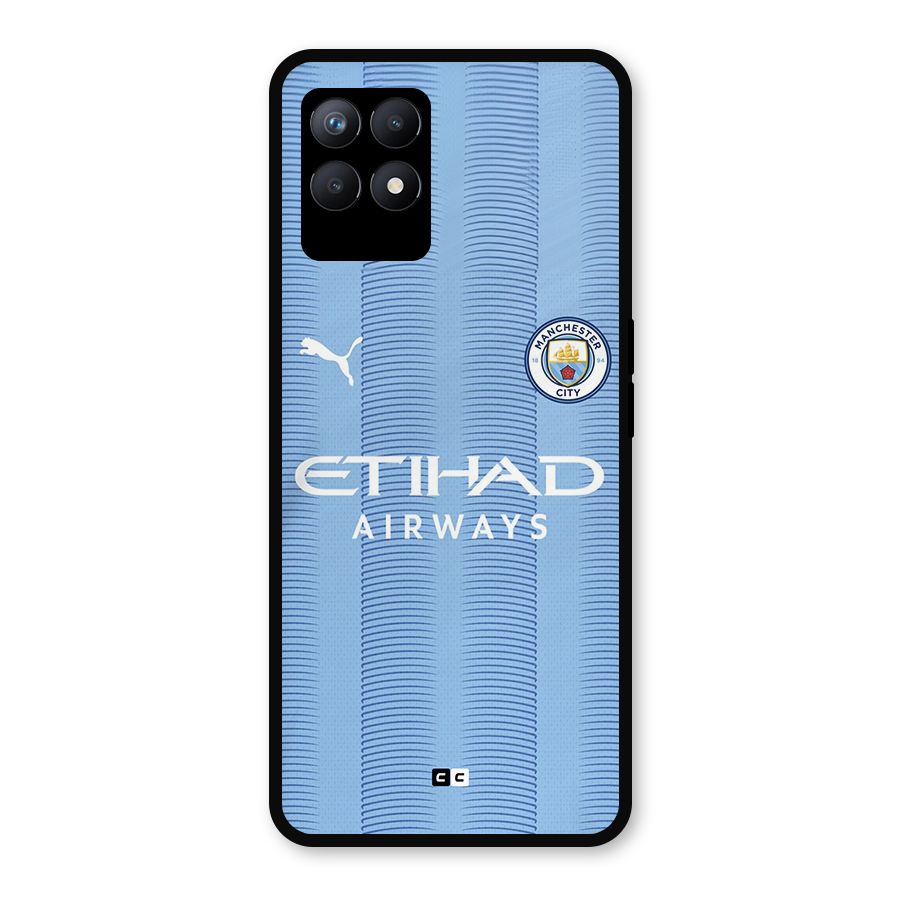 Manchester Etihad Jersey Metal Back Case for Realme Narzo 50